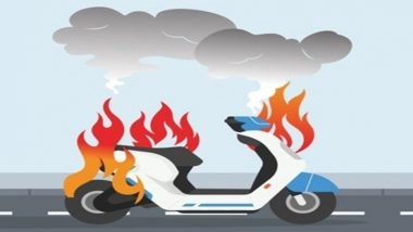 E-Bike Battery Blast in Andhra Pradesh: Woman Dies As Electric Scooty Put On Charging Explodes
