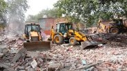 Delhi: Demolition Drive at Madrasi Camp Amid Residents&rsquo; Discontent, Over 300 Slums Set to Be Removed (Watch Videos)