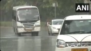 Delhi Rains, Weather Forecast: Light Rain in Parts of City; IMD Issues Yellow Alert (Watch Video)