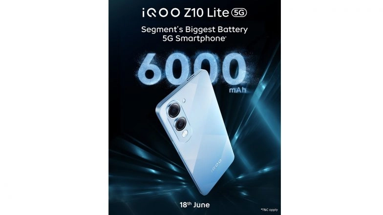 iQOO Z10 Lite 5G Confirmed To Launch in India on June 18, 2025 With 6,000mAh Battery; Check Expected Price, Other Specifications and Features