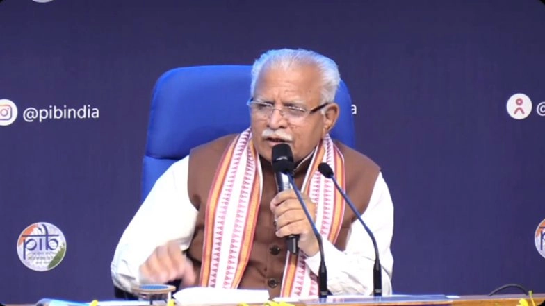 Manohar Lal Khattar Outlines Modi Government's Vision of Viksit Bharat by 2047