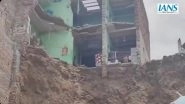 Mathura Building Collapse: Multi-Story Building Collapses in Congested Kachchi Sadak Area, 3 Persons Trapped (Watch Videos)