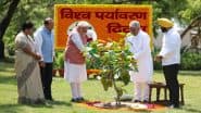 PM Narendra Modi Launches Aravalli Green Wall Project, Expands 'Ek Ped Maa Ke Naam' Campaign on World Environment Day 2025 (See Pic and Video)