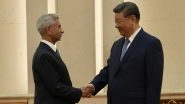 S Jaishankar-Xi Jinping Meet: External Affairs Minister Calls on Chinese President During China Visit, Apprises Him of Recent Development in Bilateral Ties (See Pic)