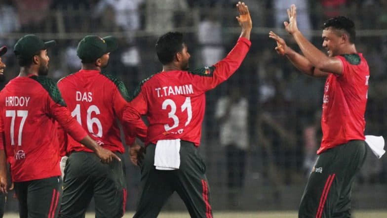 BAN vs PAK 1st T20I 2025: Parvez Emon’s Unbeaten Fifty Take Bangladesh 1–0 Against Pakistan in T20 Series