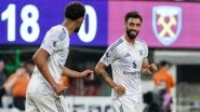 Bruno Fernandes Scores Brace As Manchester United Beat West Ham 2&ndash;1 in Premier League 2025 Summer Series (Watch Goal Video Highlights)