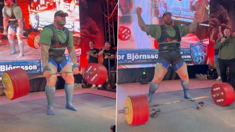 Hafthor Bjornsson Breaks Own Deadlift World Record With Historic 505 Kg Lift at Eisenhart Black Competition 2025 in Germany