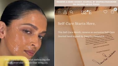 ‘Self-Care for Me Is About Embracing the Small, Everyday Rituals That Bring Joy’: Bollywood Star Deepika Padukone Talks About What ‘Self Care’ Means to Her