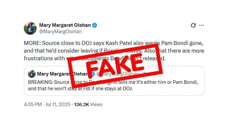 Is FBI Director Kash Patel Resigning Amid Dan Bongino vs Pam Bondi Row? Republican Leader Fact-Checks Fake News, Says ‘Conspiracy Theories Just Aren’t True, Never Have Been’