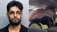 US: Indian-Origin Man Ishaan Sharma Arrested in Miami for Mid-Air Brawl on Frontier Flight; Says He Was &lsquo;Meditating, Co-Passenger Misunderstood It As Threat&rsquo;