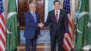 US Secretary of State Marco Rubio Meets Pakistani Deputy PM Ishaq Dar, Praises Pakistan&rsquo;s Role in Iran Mediation and Regional Stability Efforts (See Pic)