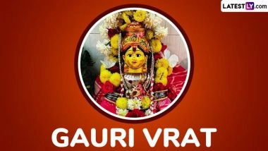 Gauri Vrat 2025 Greetings: Share Goddess Parvati Images, Photos, Wishes, Messages and HD Wallpapers To Celebrate the Fasting Festival