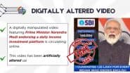 Has PM Narendra Modi Endorsed Scheme Promising INR 1.25 Lakh Daily Returns on INR 21,000 Investment? PIB Fact Check Debunks Digitally-Manipulated Video