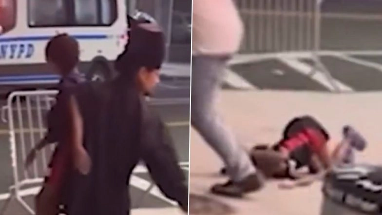 Kidnapping Attempt Caught on Camera in New York: Parents Chase and Pin Down Man Who Tried To Kidnap 6-Year-Old Boy in Coney Island; Dramatic Video Surfaces