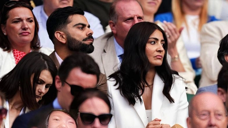 Wimbledon 2025: Virat Kohli and Wife Anushka Sharma Attend Novak Djokovic&rsquo;s Centre Court Match, Say &lsquo;We Always Planned on Coming Back&rsquo;