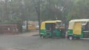 Delhi-NCR Rains: Waterlogging and Traffic Disruptions in Several Areas As Sudden Spell of Heavy Rain Batters National Capital; IMD Issues Red Alert (Watch Video)