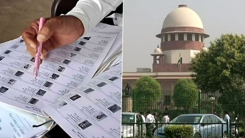 Bihar Voter List Revision Hearing: No Interim Stay on Draft Electoral Roll Publication, Supreme Court Asks Election Commission to Accept Aadhaar, Voter ID