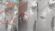 Suicide Caught on Camera in Surat: Man Jumps Under Moving Truck Near Puna Patiya Market, Sends Family Member To Buy Mawa Moments Before Tragic Death; Disturbing Video Surfaces
