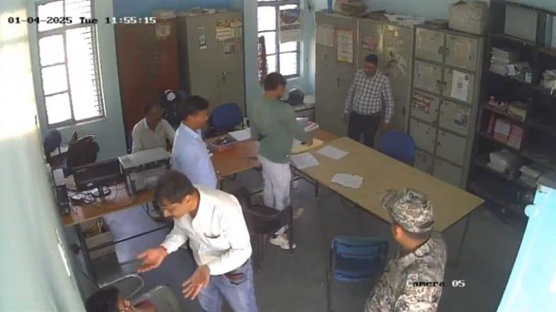 Madhya Pradesh: IAS Officer Sanjeev Srivastava Caught On Camera Slapping Student Repeatedly During Exam in Bhind, Video Goes Viral