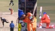 Rashid Khan Hits Bowler For No-Look Six In Extraordinary Fashion During Speenghar Tigers vs Mis-E Ainak Knights Shpageeza Cricket League 2025 Match (Watch Video)