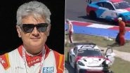 GT4 European Series 2025: Ajith Kumar Escapes Unhurt After Car Crash During Race in Italy, Tamil Superstar Seen Helping Clear Debris (Watch Video)