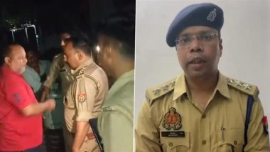 Kanpur: SHO Dinesh Singh Bisht Caught on Video Threatening Villagers Protesting Power Outage in UP, Case Registered Against Protesters for Damaging Govt Property