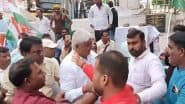 Physical Brawl at Congress Office in Ara: Chaos and Disruption Erupt As INC Workers Clash During Party Event in Front of Senior Leaders in Bihar (Watch Videos)