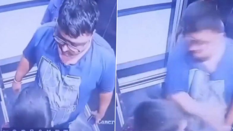 Thane Shocker: Man Brutally Assaults Minor Boy in Lift at Housing Complex in Maharashtra’s Ambernath, Booked After Video Goes Viral