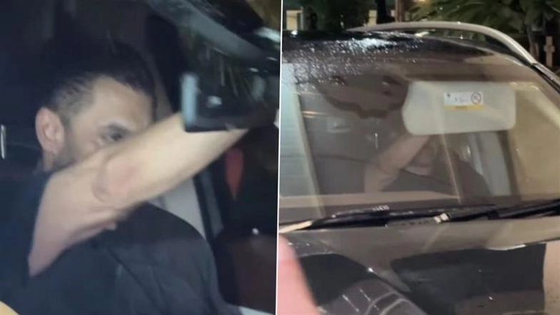 Is Salman Khan Trying To Hide His Look for Upcoming Film ‘Battle of Galwan’? Video of Bollywood Superstar’s Recent Public Outing Goes Viral – WATCH