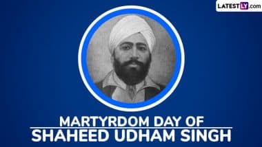 Martyrdom Day of Shaheed Udham Singh 2025 Date: Here’s the History and Significance of the Day That Honours the Death Anniversary of Sikh Revolutionary Shaheed Udham Singh