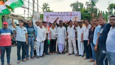 Balasore Self-Immolation Case: Shops Shut, Traffic Disrupted As Congress and BJD Workers Observe Bandh Over Student’s Death After Facing Harassment in College (See Pics and Video)