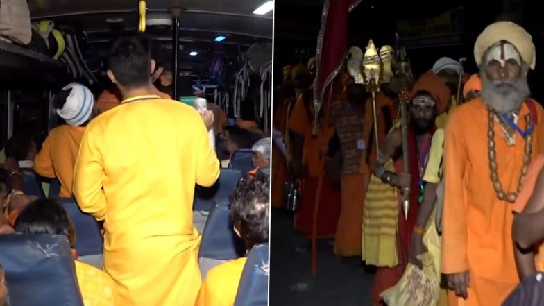 Another Batch of 5,246 Yatris Leave for Jammu and Kashmir As Amarnath Yatra Begins Today