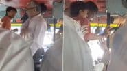 Ghaziabad Brawl: Kanwariyas Allegedly Assault Bus Driver After Vehicle Brushes ‘Kanwar’ in Uttar Pradesh, Shocking Video Surfaces