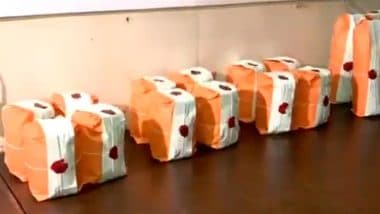 Mumbai: FDA Collects Food Samples From Akashvani Hostel Canteen After Shiv Sena MLA Sanjay Gaikwad Thrashes Employee Over ‘Stale Meal’ in Maharashtra (Watch Videos)