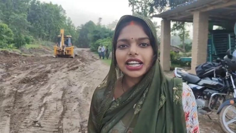 Influencer Leela Sahu’s Efforts Bear Fruit As Road Construction Begins in Sidhi’s Khaddi Khurd Village After Year-Long Protest (Watch Video)