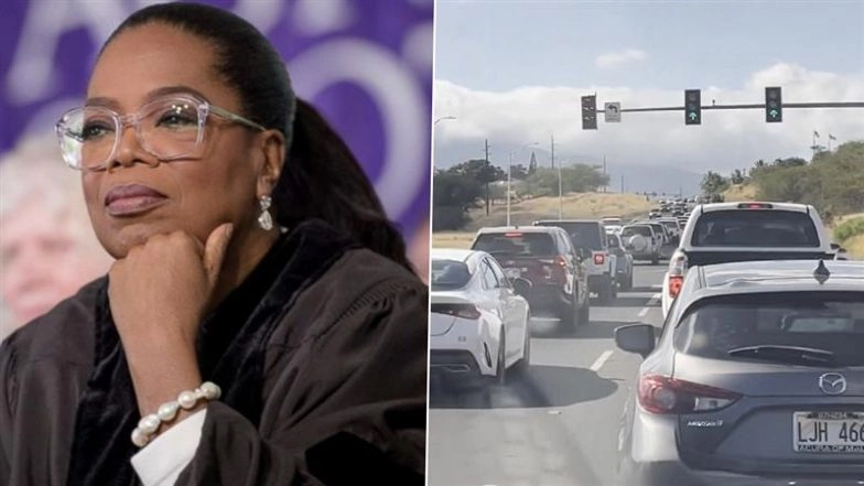 Oprah Winfrey’s Private Road From Wailea to Kula in Maui Now Open for Evacuations As Tsunami Waves Approach Hawaii