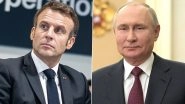 French President Emmanuel Macron and Russian President Vladimir Putin Hold Phone Conversation, Discuss Iran&rsquo;s Nuclear Program, Ukraine Situation