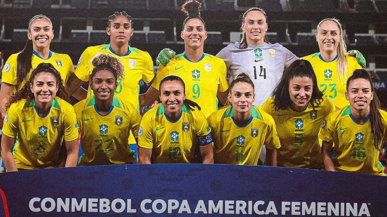 Brazil 5-1 Uruguay, Copa America Femenina 2025: Amanda Gutierres Scores Brace As Canarinhas Book Place in Competition Final and Qualify For LA Olympics 2026