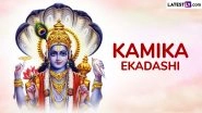 Happy Kamika Ekadashi 2025 Messages: Share Wishes, Sawan Greetings, HD Images of Lord Vishnu, Quotes and Wallpapers on the Auspicious Fasting Day