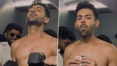 Kartik Aaryan Caught Cheating! Bollywood Hunk Recreates Viral Coldplay Kiss Cam Video of Andy Byron and Kristin Cabot With a Diet Twist – WATCH