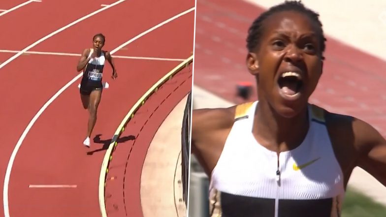 Faith Kipyegon Sets 1500M World Record at Prefontaine Classic 2025 (Watch Video)