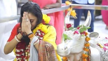 ‘Anupamaa’ Star Rupali Ganguly Visits Mahakaleshwar Temple on Sawan Somwar 2025, Seeks Blessings With Husband Ashwin K Verma (View Post)