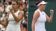 How To Watch Aryna Sabalenka vs Amanda Anisimova Wimbledon 2025 Live Streaming Online? Get Live TV Telecast Details of Women's Singles Semi-Final Tennis Grand Slam Match