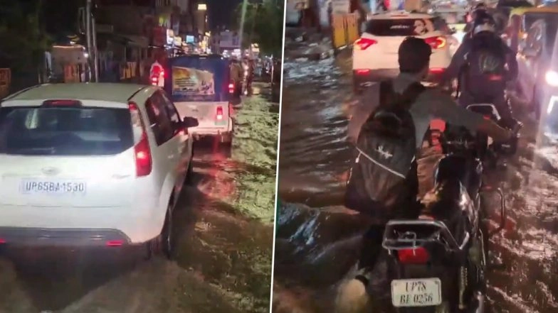 Uttar Pradesh Rains: 14 Killed in Rain-Related Incidents Across State in Last 24 Hours (Watch Video)