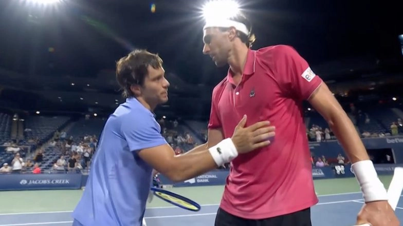 Alexis Galarneau Beats Arthur Rinderknech 7-6, 6-3 in National Bank Open 2025 First Round; Canadian Tennis Player Marks First Main Draw Win in ATP