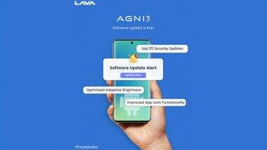 Lava AGNI 3 Software Update: Lava Mobiles Brings Security, Adaptive Brightness and App Lock Improvements