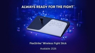 PlayStation FlexStrike: Sony Teases First Wireless Fight Stick Compatible With PS5 and PC, Launch in 2026; Check Features and Other Details