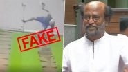 Fact Check: Is That Rajinikanth Seen Slipping and Falling in &lsquo;Leaked&rsquo; CCTV Footage? No, That&rsquo;s Not &lsquo;Coolie&rsquo; Superstar in Viral Video and We Have Proof!