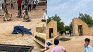 Jaisalmer School Gate Collapse: 9-Year-Old Boy Killed; Teacher, Girl Injured After School Gate Collapses in Rajasthan (See Pics and Video)