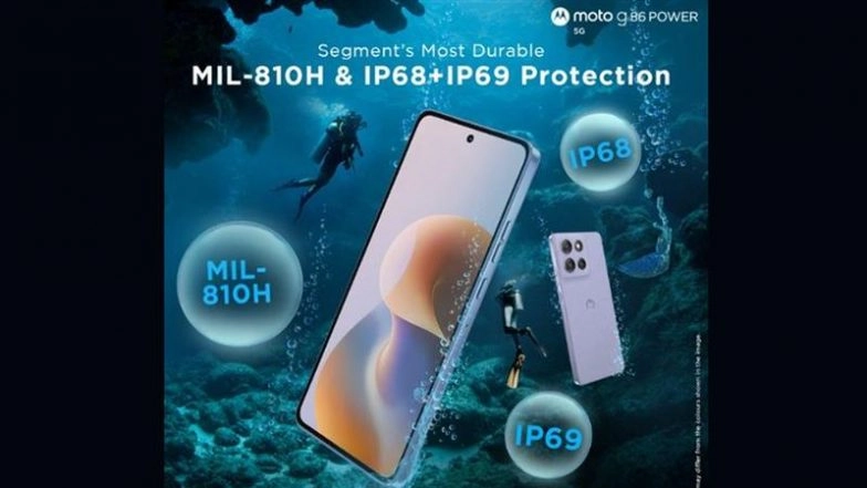 Moto G86 Power 5G With MIL-810H Military-Grade Protection To Launch in India on July 30; Check Expected Price and Other Specifications